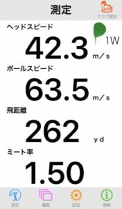 SUPER egg480ドライバーの飛距離