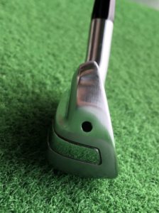 タイトリストU510UTアイアンのトゥ側