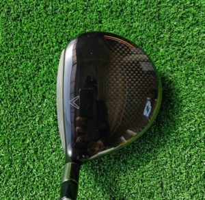MAVRIK MAXフェアウェイウッドを構えると