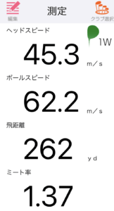 GS PROTO2の飛距離