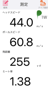PRGR RSD DRIVERの飛距離