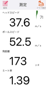 JPX923FORGED IRONの飛距離