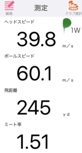 PRGR LS DRIVER 2023の飛距離
