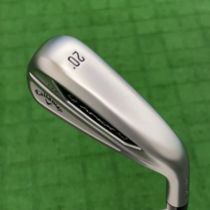 APEX UT アイアンの飛距離を計測した20°のソール部分