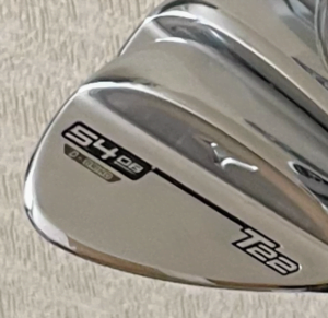 T22ウエッジのバックフェースのロフト表示