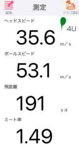 Qi10MAXレスキューの飛距離データ