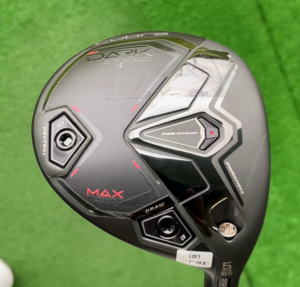 ダークスピード MAX フェアウェイウッドのソールに配備されたウエイト