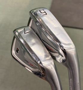 ブリヂストン 258CBPアイアンの5番と7番のソール
