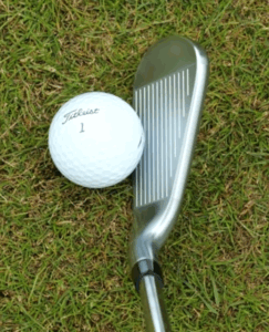 タイトリスト T350 アイアン2025を構えた時のフェースの見え方