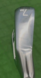 ミズノプロ M-13アイアンの7番アイアンのソール